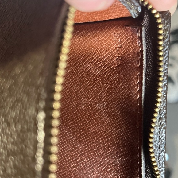 Louis Vuitton Brown Monogram Zip Pouch Clutch - Picture 8 of 16